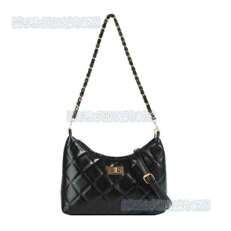 Niche Design Quilted Chain Shoulder Underarm Tote Bag 2024 New Trend High-quality Commuter Crossbody Bag H250806