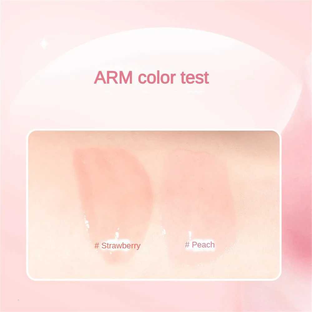 Moisturizing And Hydrating Anti-dry Lip Balm Female Student Lip Care Remove Dead Skin Peach Crystal Transparent Texture Lip OilXJ250807