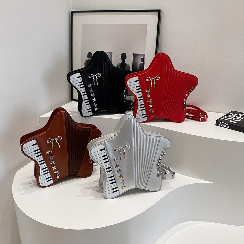 Free shipping designer Large Bag for Women Unique Five-Star Commuter Shoulder Bag Crossbody Bag Niche Design Piano Multi-Use Travel Backpack