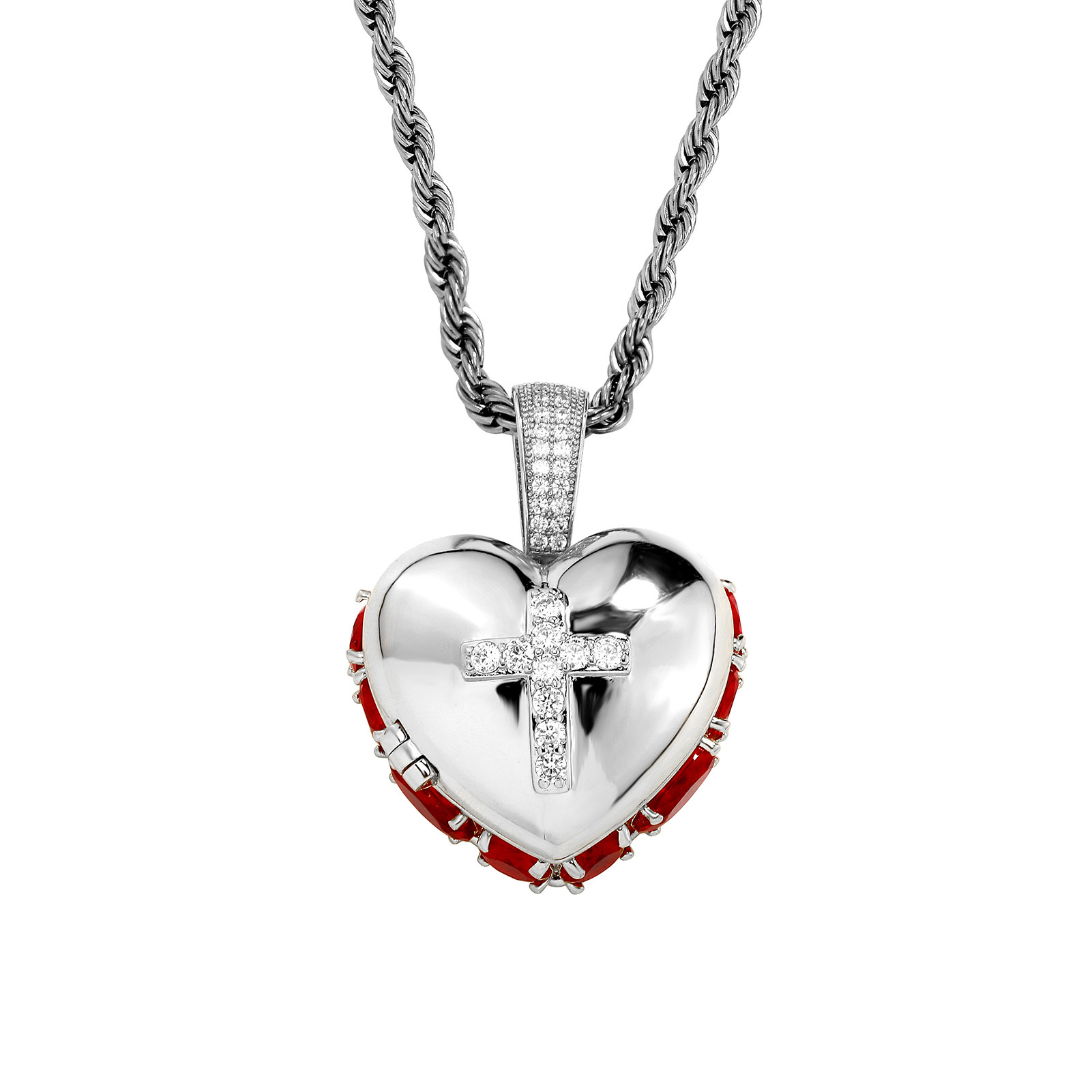 Custom Heart Shape Photo Pendant Necklace Memorial Frame Lover Couple Jewelry