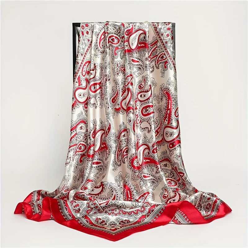 Silk Shawl Square Scarf for Women Satin Fashion Wraps Neckerchief or Blanket Female Hair Bands Ribbon Headband Bandana Pareo ddmycrazy