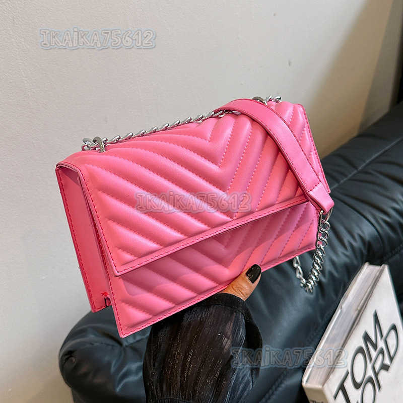 2024 Summer New Womens Bag Quilted Bag Niche Trend Crossbody Bag Chain Underarm Bag H250806