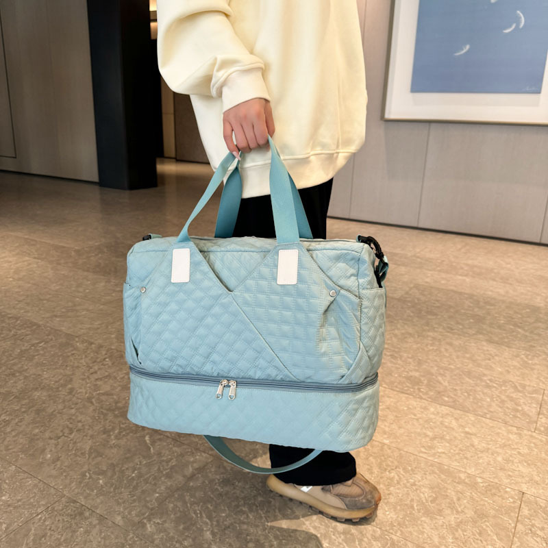 New Large Capacity Travel Quilted Versatile Mother-Daughter High-Value Single Shoulder Handbag Multifunctional Storage Bag