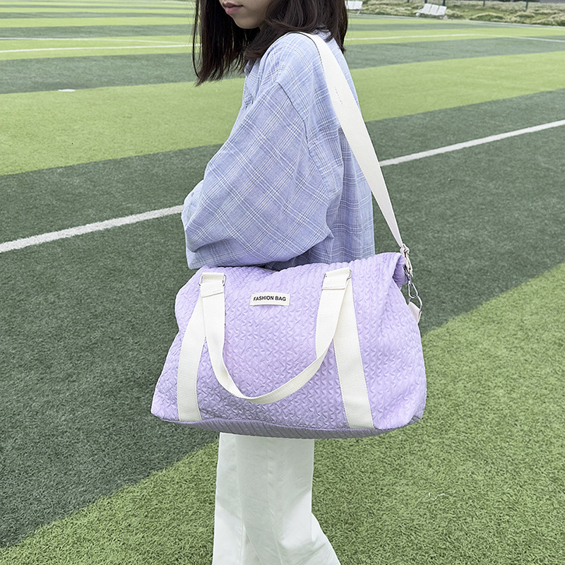 Short Trip Women Large Capacity Handbag Dry Wet Separation Multifunctional Yoga Small Fresh Lage Storage Bag