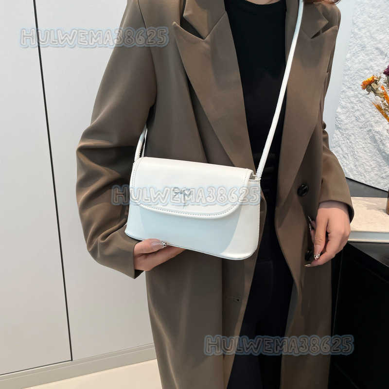 Butterfly Knot Fashion Style Textured Early Autumn 2025 New Versatile Casual Bag Single Shoulder Crossbody Bag Underarm Small Square Bag H250806