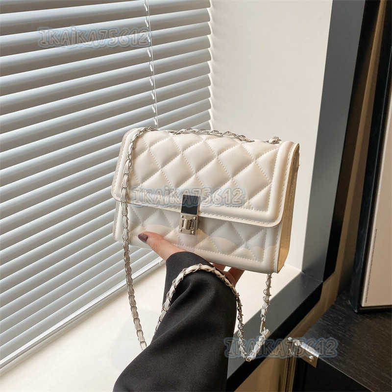 High-quality Textured Quilted Niche Bag for Women 2024 Summer New Fashion Trendy Chain Versatile Style Shoulder Crossbody Bag H250806