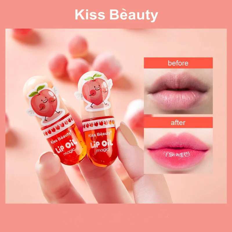 Warm Change Capsule Lip Gloss Moisturizing Easy Color Nourishing Not Easy to Stain Cup Color Changing Lip Glaze (24pcs in a box)XJ250807