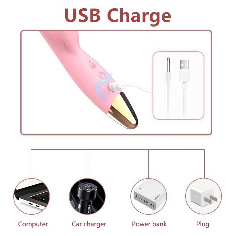 10 Speeds G-Spot Vibrator for Women Sextoy Nipple Clitoris Stimulator Finger Dildo Shaped Vibes Sex Toys Female Adult Supplies W250807