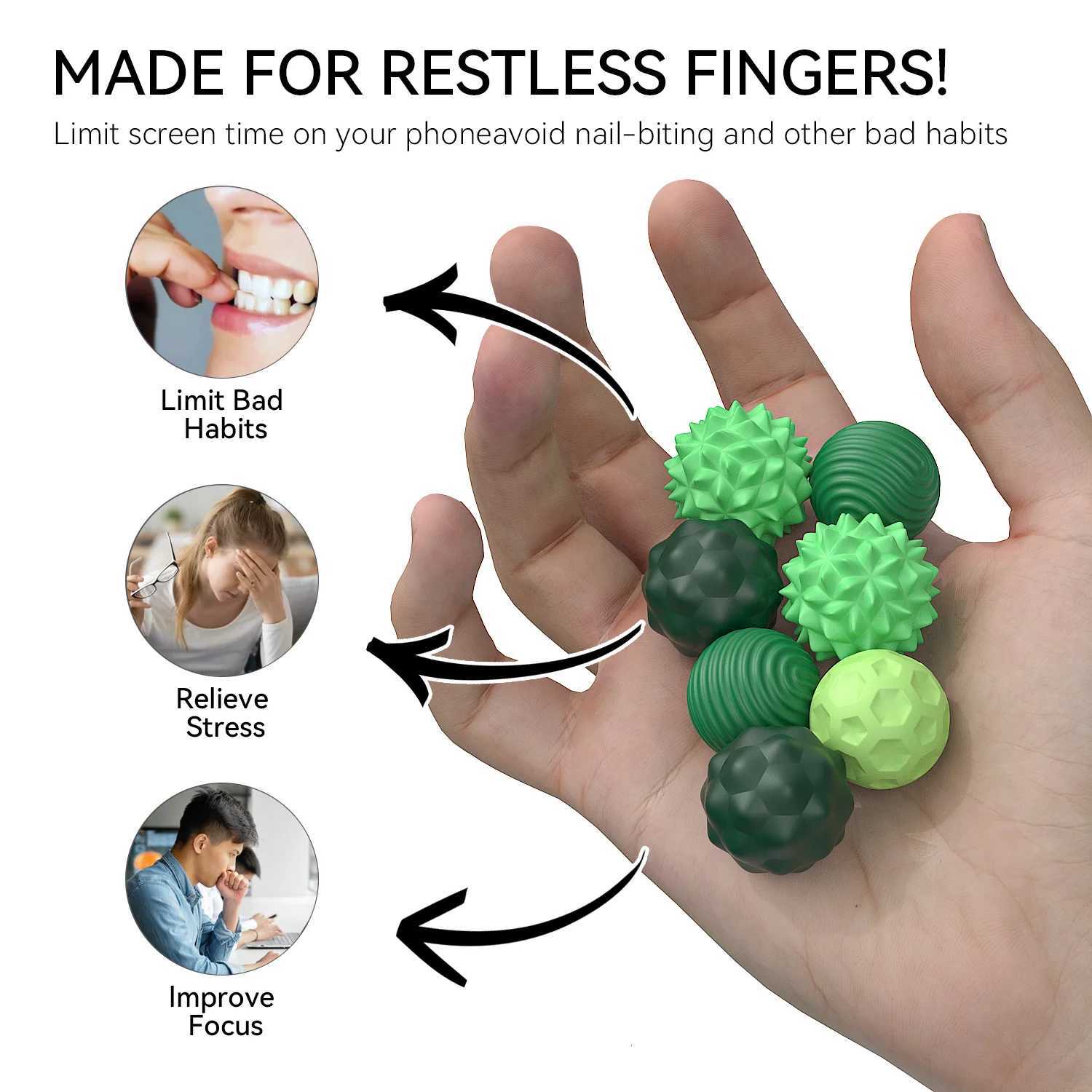 Magnetic Balls Fidget Toy EDC Anti Stress Relief Toy Antistress Anxiety Sensory Magnet Fidgeting for Adults Kids Autism ADHD Gift Z250807