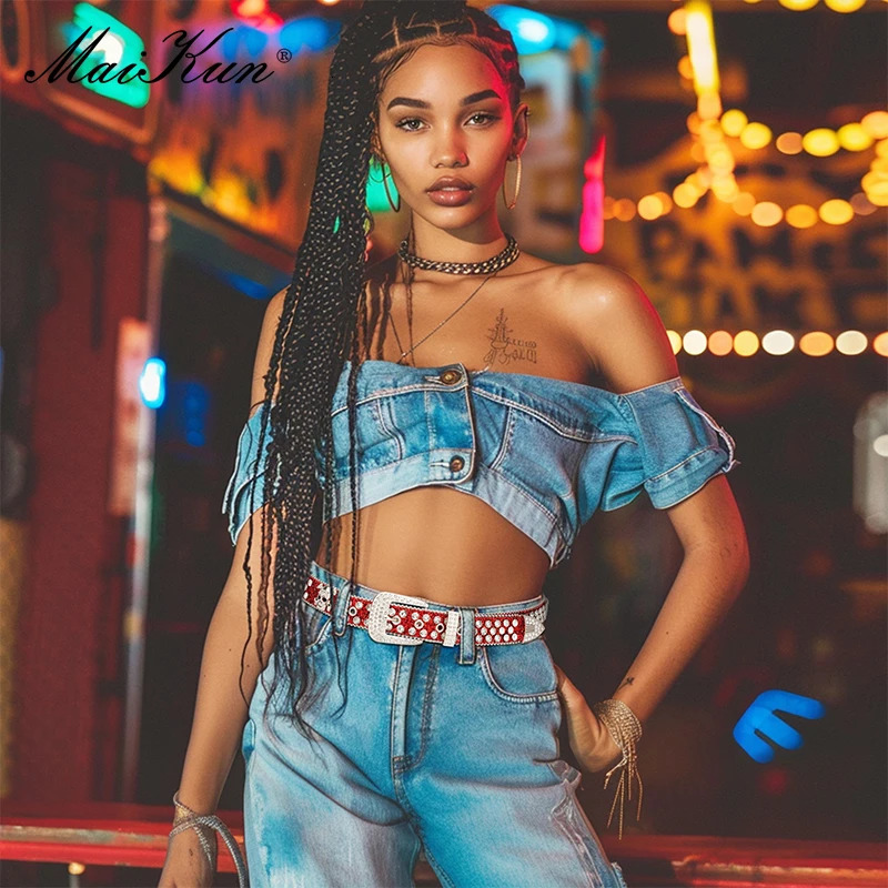 Maikun Bb Black Rhinestone Bling Belt Cowgirl Cowboy Belt With Sparkly Simon Diamond Belt For Men Western Head Skull Buckle 250805