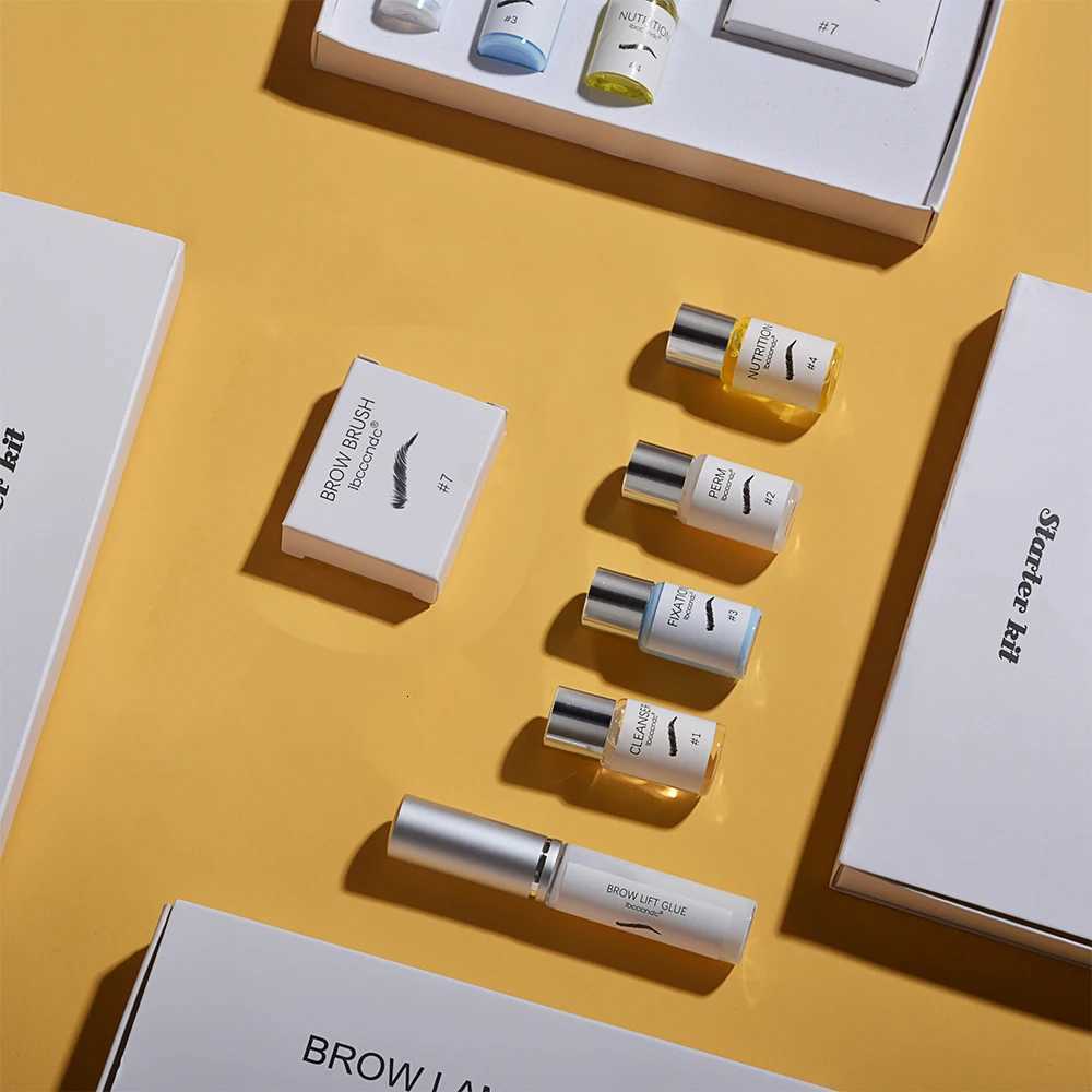 Semipermanent Brow Lamination Kit Eyebrow Lifting Perming Lotion Brow Lift Perm Set With Brush Tools Beauty Salon Dropshipping W250807