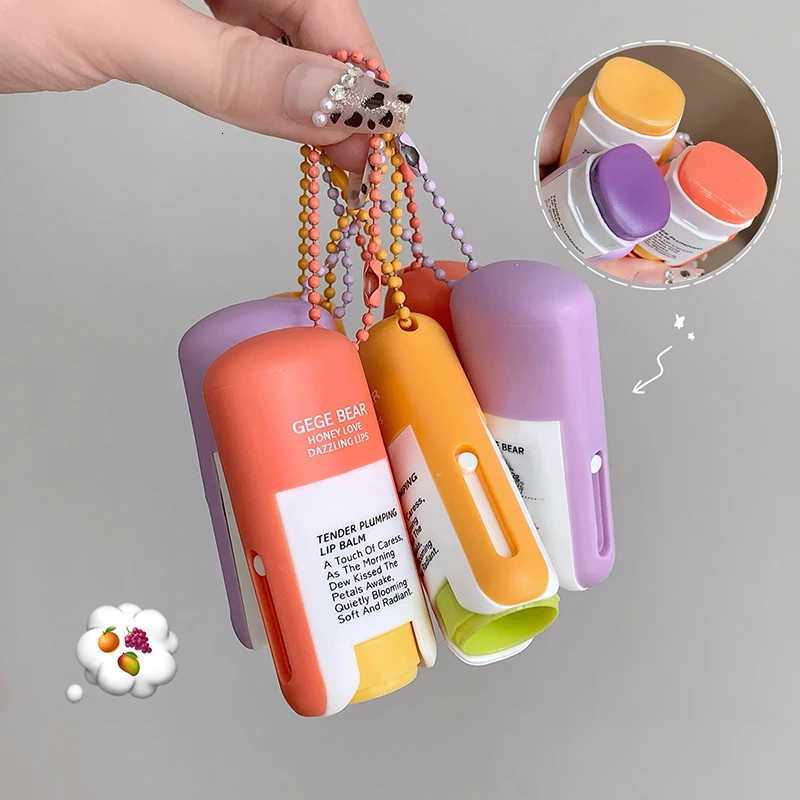Jelly Grape Lip Balm Lip Stick Fruit Moisturizing Anti-drying Lip Care Serum Primer Makeup Long-Lasting Plumping Clear LipglossXJ250807