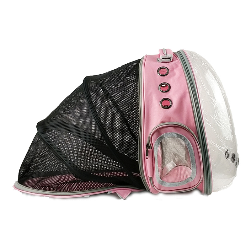 Beni Pet Breathable Expandable Pet Carrier: Portable Clear Cat Bag & Backpack for Outings