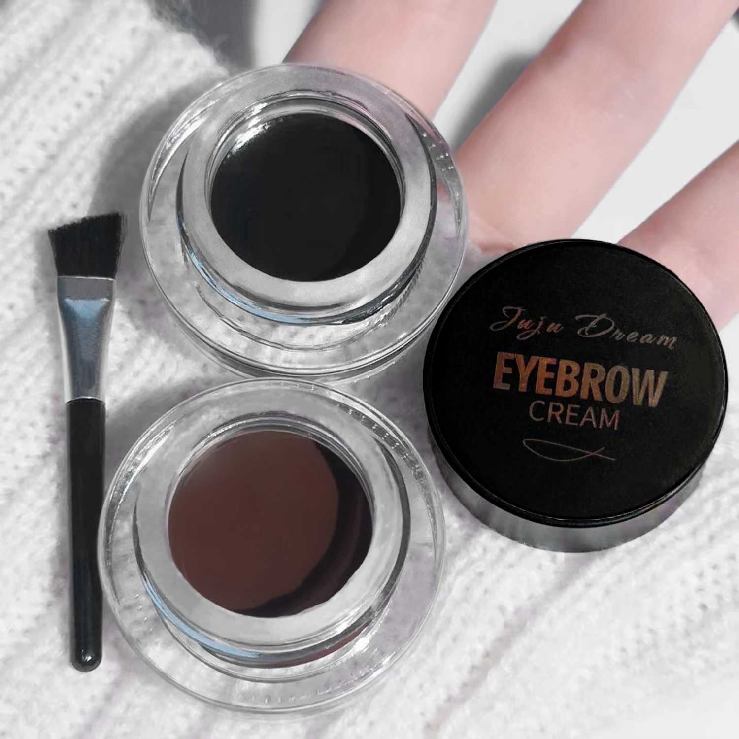 Makeup Dye Eyebrow Cream Waterproof Non-Smudge Dye Lasting Three-Dimensional Eyebrow Cream Eyebrow Cream + Brush W250807