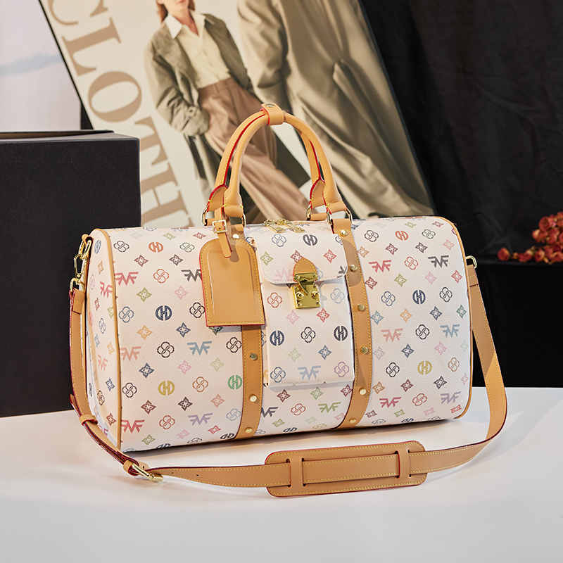 MKF designer bag free shipping Light luxury high-quality printed handbag, classic retro casual capacity large women's handbag