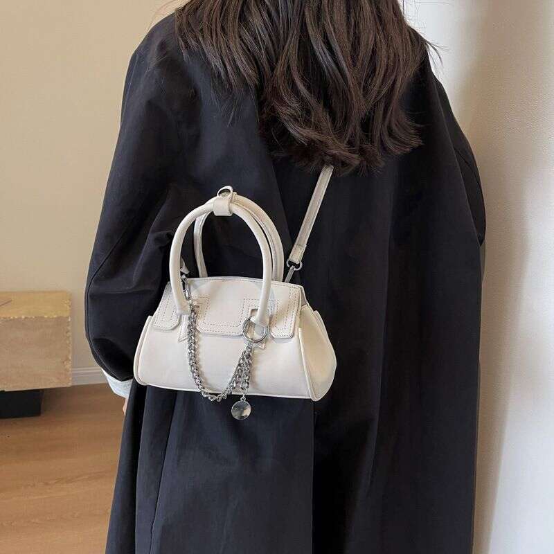 European and American Leisure Shoulder for Women 2024 New Simple Texture Crossbody Fashion Handbag Small Square Bag