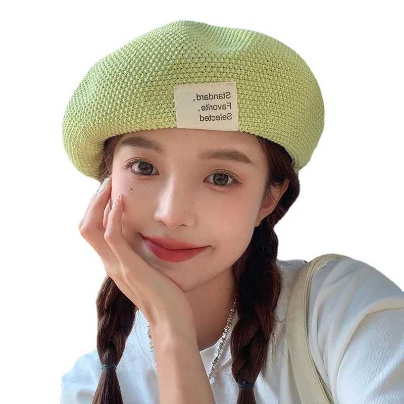 Summer Beret For Women New Style Small And Thin Versatile Big Head Circumference Painters Hat XJ250807