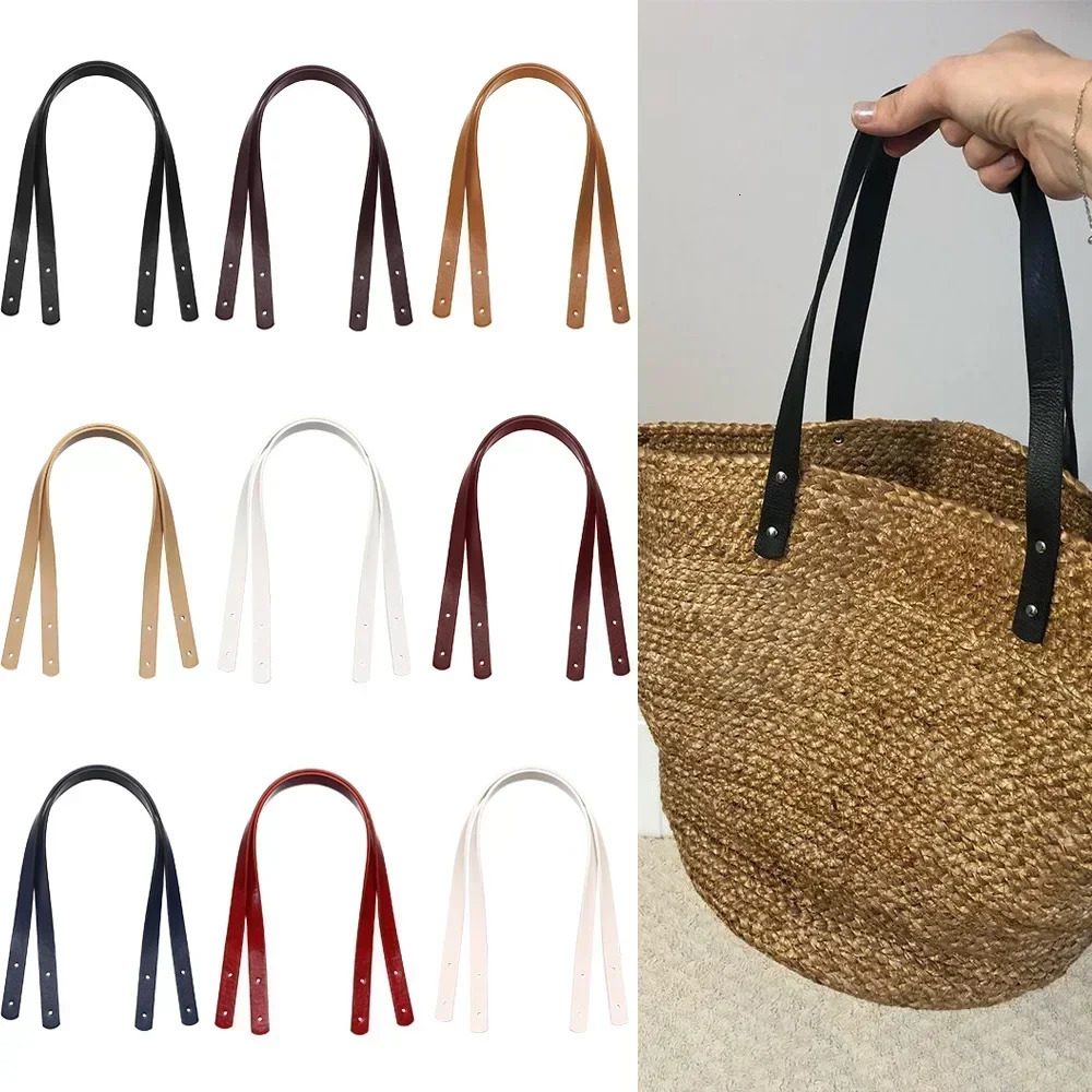 354560cm Detachable Genuine Leather Bag Belt Handbag Band Handle Shoulder Bag Strap Gift Box Handle Band DIY Bag Accessories 250807