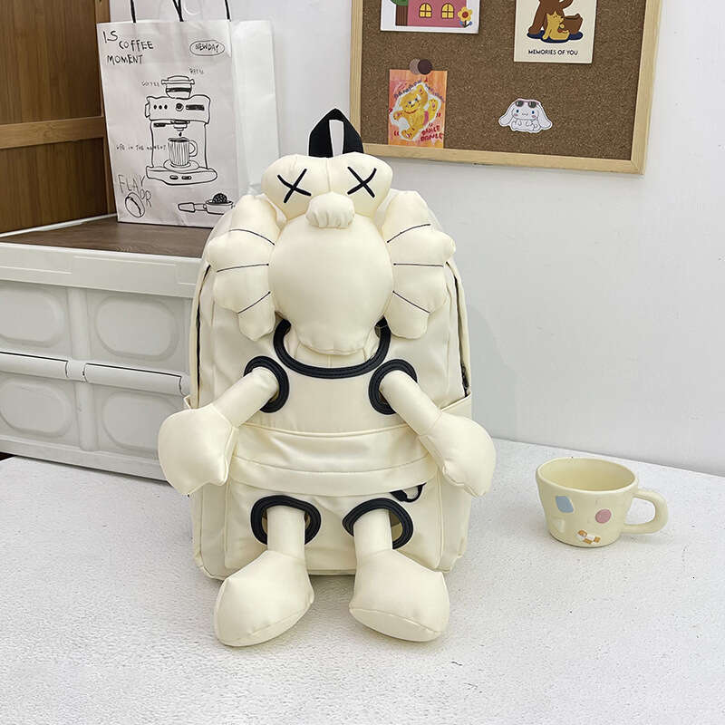 Cartoon 2025 New Fashion Casual Travel Large Capacity Student Plush Backpack Trendy Versatile