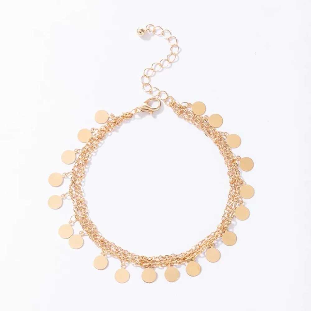 Multi Layers Butterfly Anklets for Women Bohemian Summer Foot Chains Jewelry Barefoot Sandals Ankle on the Leg Y250805