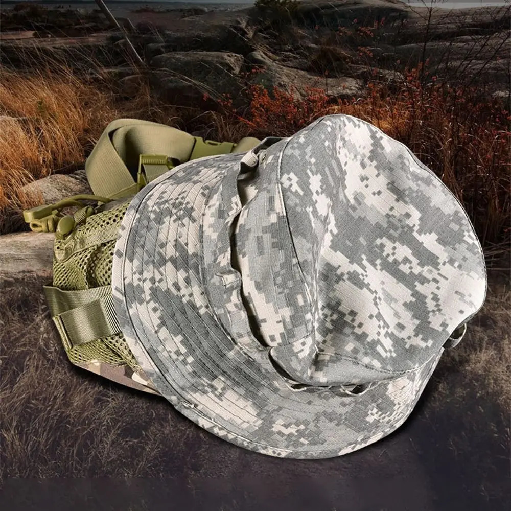 Nee Style Bucket Hat Boonie Hunting Outdoor Wide Brim Fishing Women Men Sun Men Cap 250805