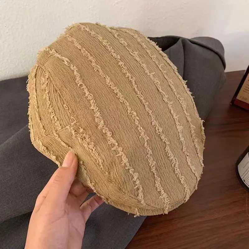 New Japanese Style Unisex Autumn Hat Solid Color Beret C For Women Vintage Designed Visor Winter Cs For Men Outdoor Gift XJ250807