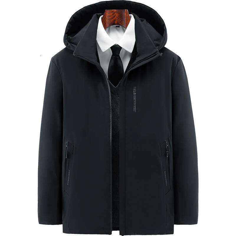 Designer Clothing 2025 Fashion Windproof Coat Plus Size Outwear Men Hooded Thick Fleece Warm Casual Thicken Cotton Jacket Winter Parka