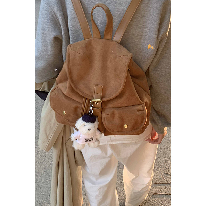 2025 Autumn New Women s Backpack Simple Large Capacity Women s Backpack Niche Design Casual Retro Commuting trend Backpack New Designer Backpack