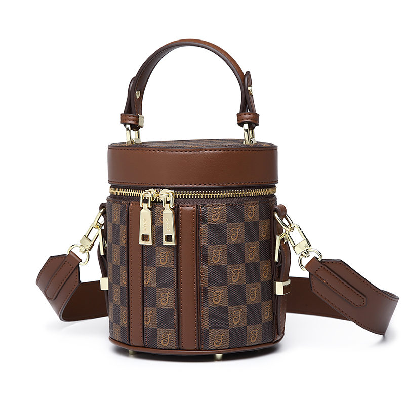 MKF designer free shipping Light luxury High quality casual barrel shaped bag versatile classic fashion handbag for woman dh911761540