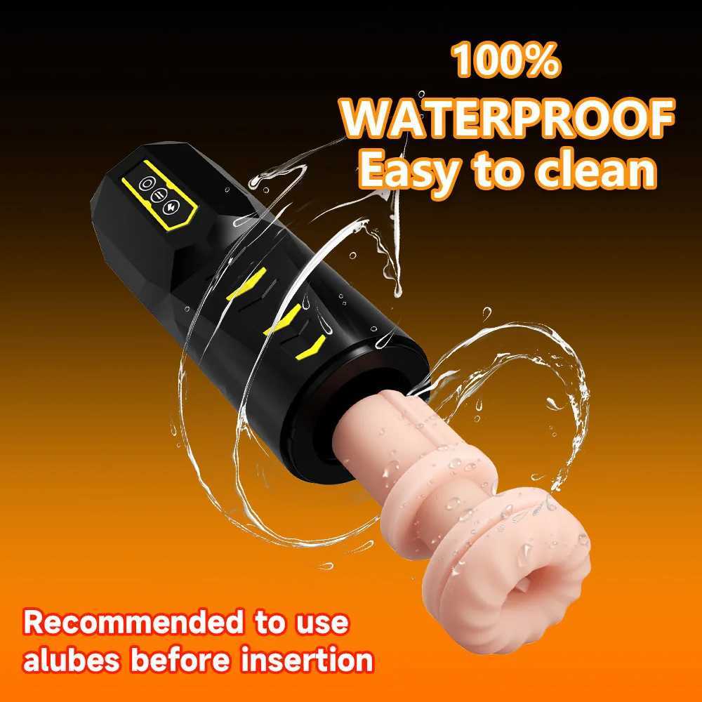 Adult Toy Automatic Male Masturbation Cup Penis Enlarger Penis Pump Vagina Pussy Sex Toy For Men Masturbator Adult Supplies 18+ W250807