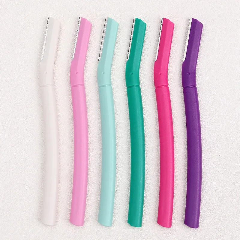 3/6/10Pcs Eyebrow Trimmer Eyebrow Razor Shaver Blade Eye Brow Shaper Face Razor Facial Hair 250805