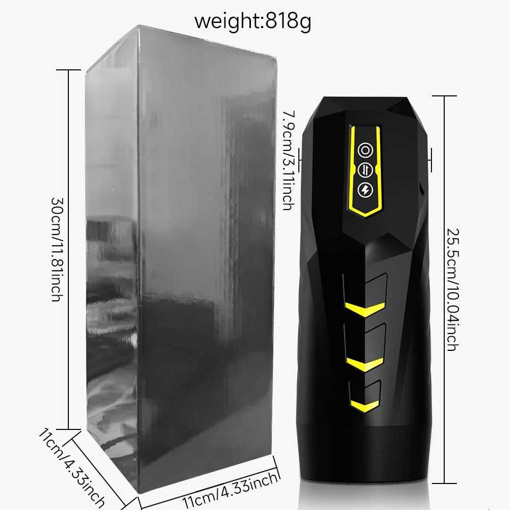 Adult Toy Automatic Male Masturbation Cup Penis Enlarger Penis Pump Vagina Pussy Sex Toy For Men Masturbator Adult Supplies 18+ W250807