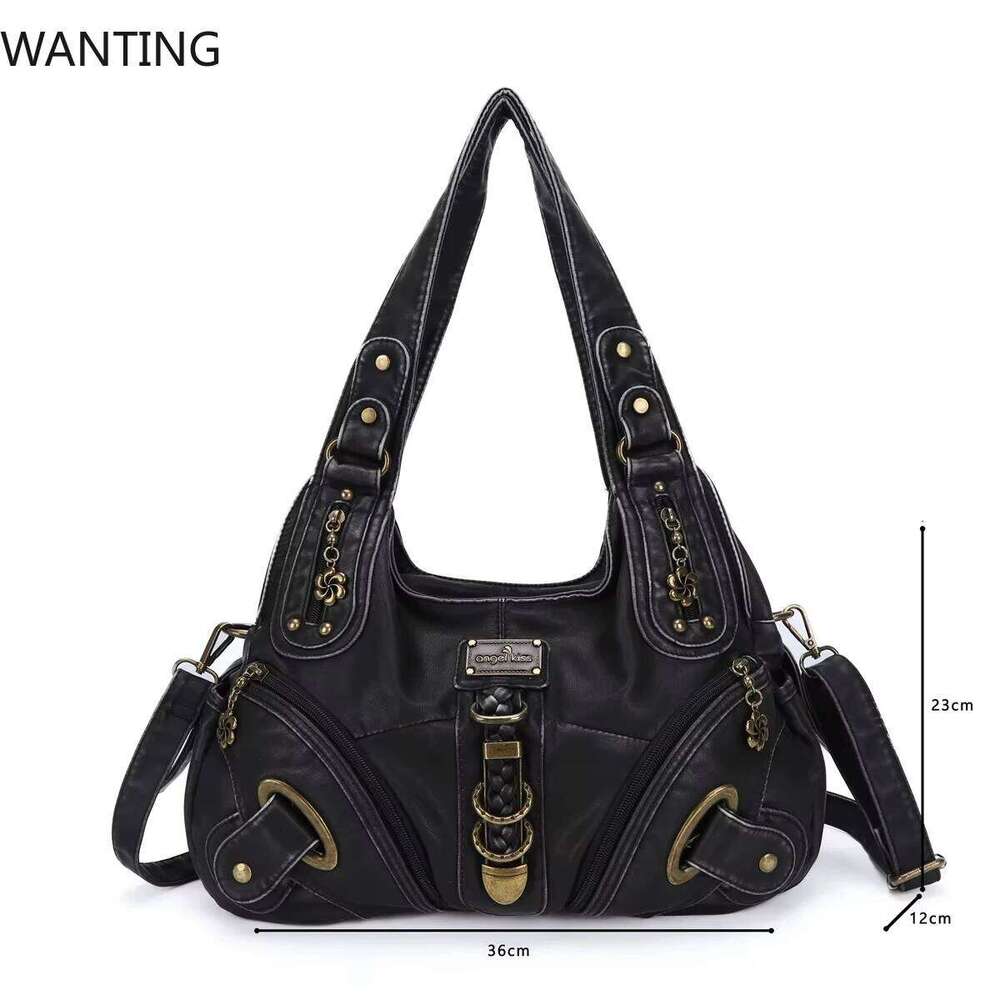 Vintage Big Bags for Women Handbags Top handle Handbag Fashion Satchel Dumpling Pack Tote Shoulder Bag Hobos Large Purse Bolsa