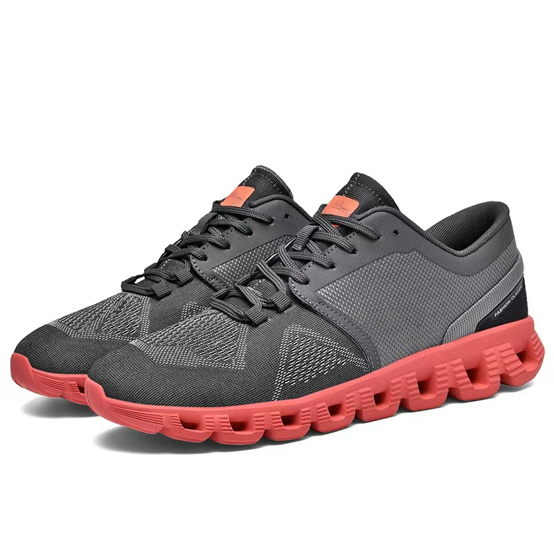 Designer shoes Men's lightweight running shoes, fashionable sports shoes, spring and summer low top fly woven mesh fabric, breathable retro casua