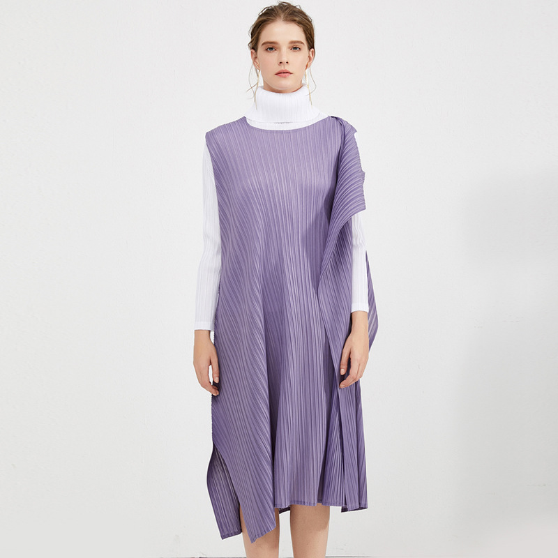 D17066 Summer 2025 new style skirt pleated dress female summer high-end temperament