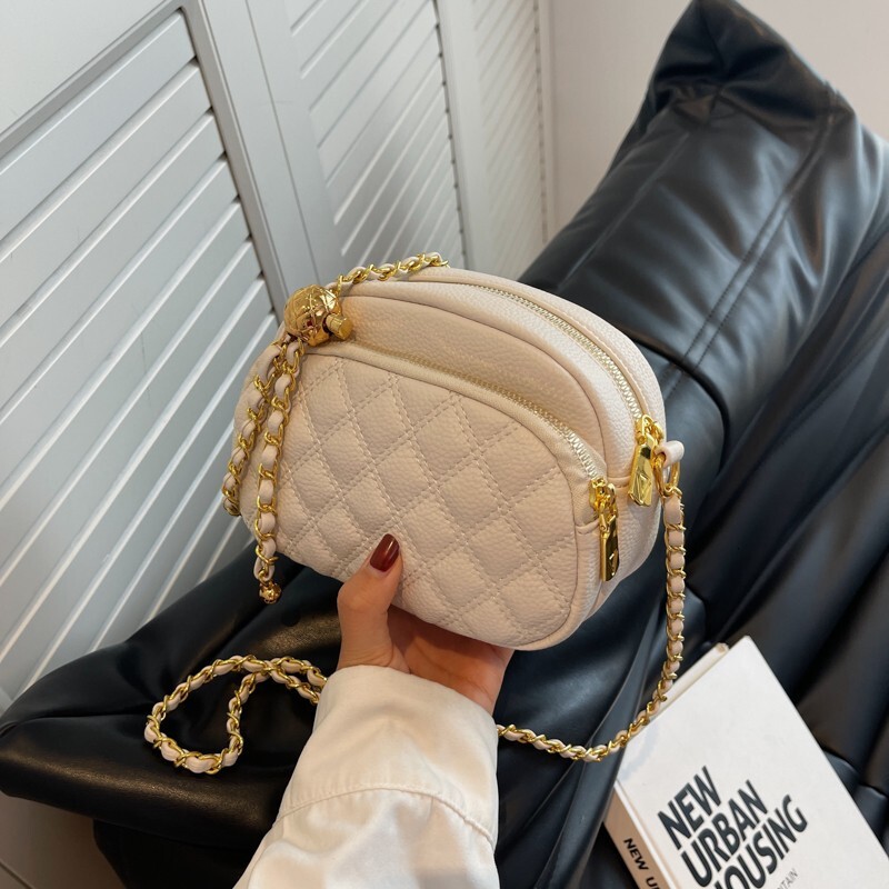 High-quality Texture Bag Designer Bag Luxury Bag For Women Niche 2025 New Fashionable Stylish Single Shoulder Bag Quilted Chain Crossbody Bag For Wome