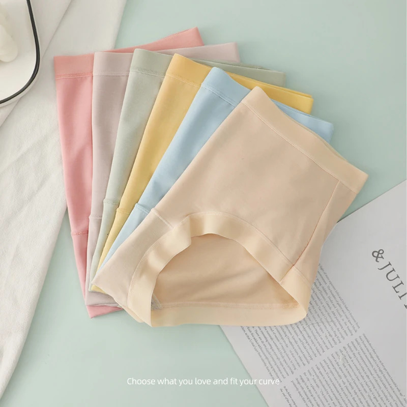 4PCSWomens Seamless Breathable Invisible MidRise Modal Knitted Panties Underwear Intimates Lingerie for Comfort and Daily Wea 250807