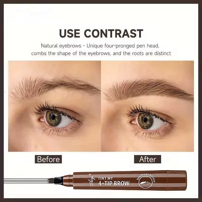 5-color Waterproof Eyebrow Pencil 4-in-1 Eyebrow Pencil Natural Eyebrow Makeup Long-lasting Non-fading Liquid Eyebrow Pencil W250807