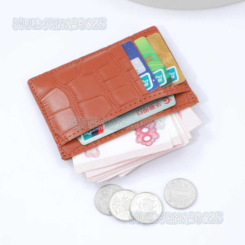 New Card Holder Coin Purse Multi-card Slots Student Women Fashion Simple Pattern Company H250806