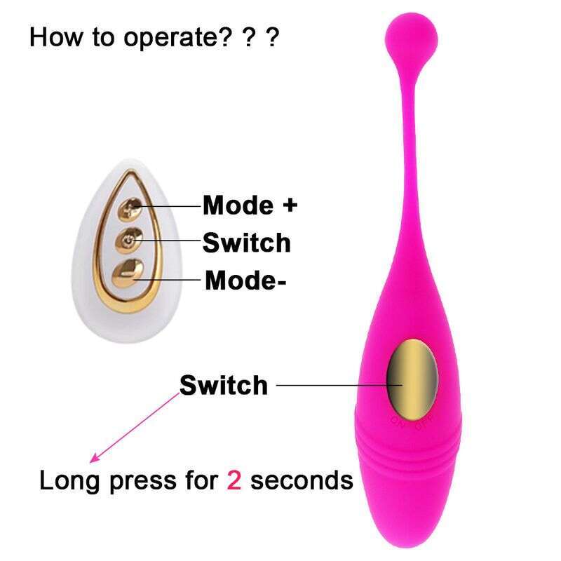 Remote Control Vibrator 10 Modes Wireless Vibrat USB Charging Panties Vibrating Balls G Spot Stimulator Adult Sex Toy