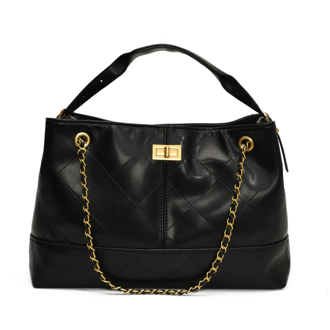 Summer Matte Calfskin Quilted Shoulder Bag for Women Large Capacity Adjustable Strap Lightweight Commute Travel 250807