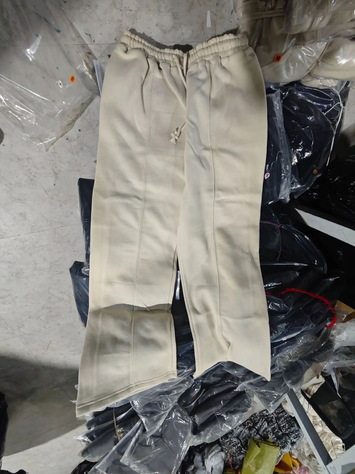 TRAFZA Autumn Womens Thick Hoodie Coat Drawstring High Waist Loose Casual Pants Set Lined Fleece Womans Clothing Street 250801