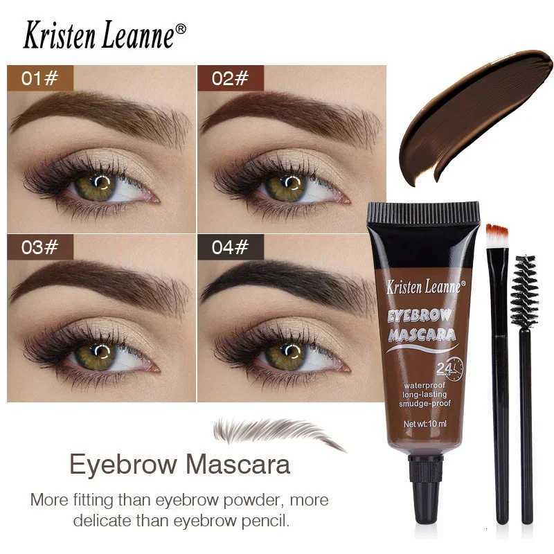 100% Waterproof Quick-drying Natural Stain Coloring Liquid Eyebrows Enhancers 3D Wild Brow Setting Gel W250807