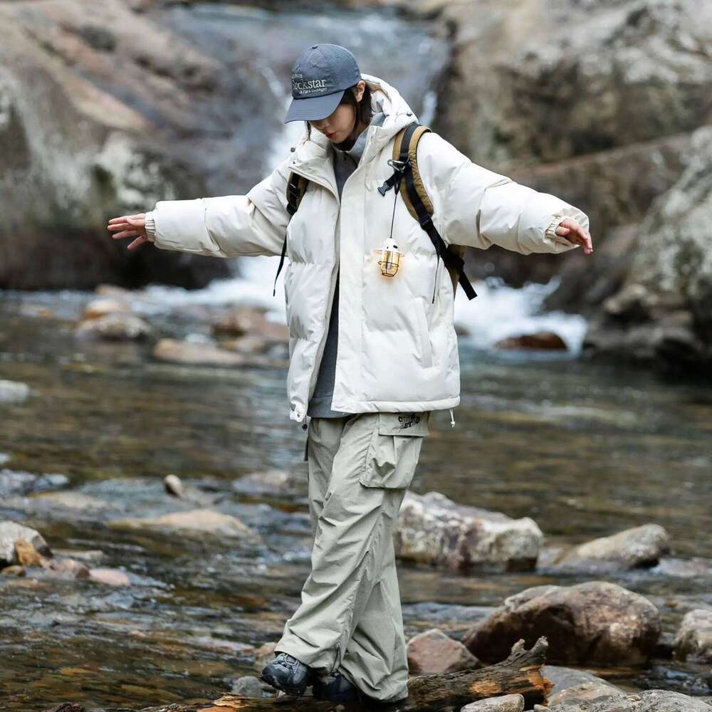 Designer Clothing 2025 Winter Jacket Mens Streetwear Hip Hop Parka Korean Black Clothes Puffer Jackets Men Hooded Thick Warm Colorful Bubble Coat Men