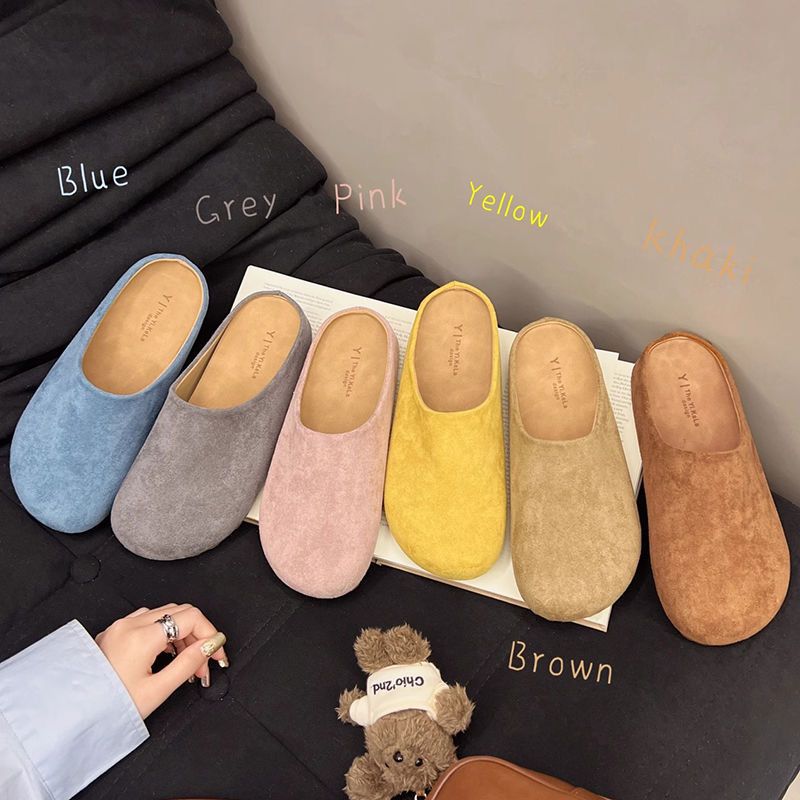 Free shipping designer Boken slippers thick-soled women's slippers light and versatile for spring outdoor wear lazy slippers