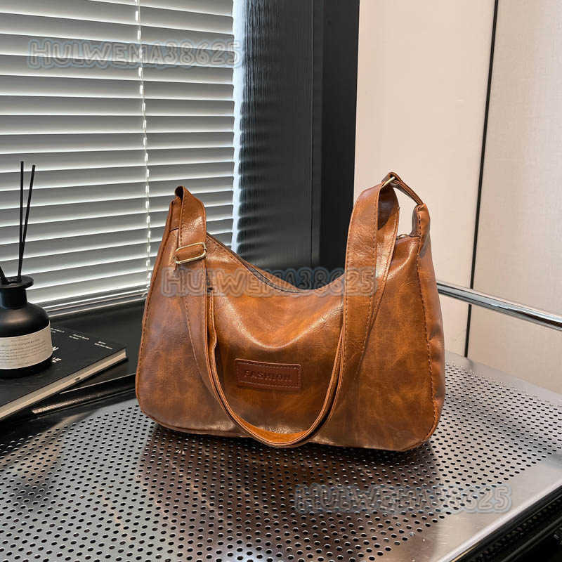 2025 New Fashion Simple Shoulder Bag Large Capacity Tote Bag Casual Crossbody Bag Style Womens Underarm Bag H250806