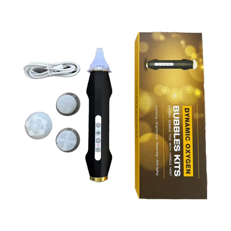 New Arrive White Color 360 Degree Rotating CO2 Oxygen Bubble Machine Skin Rejuvenation and Firming Oxygen Facial Machine