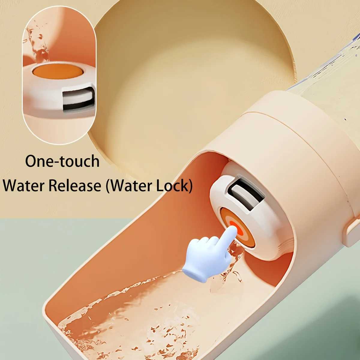 Portable Dog Water Bottle Durable Pet Hydration Dispenser Outdoor Walks Hiking Travel Pet Ergonomic Bottle Dog Water Dispenser Y250806