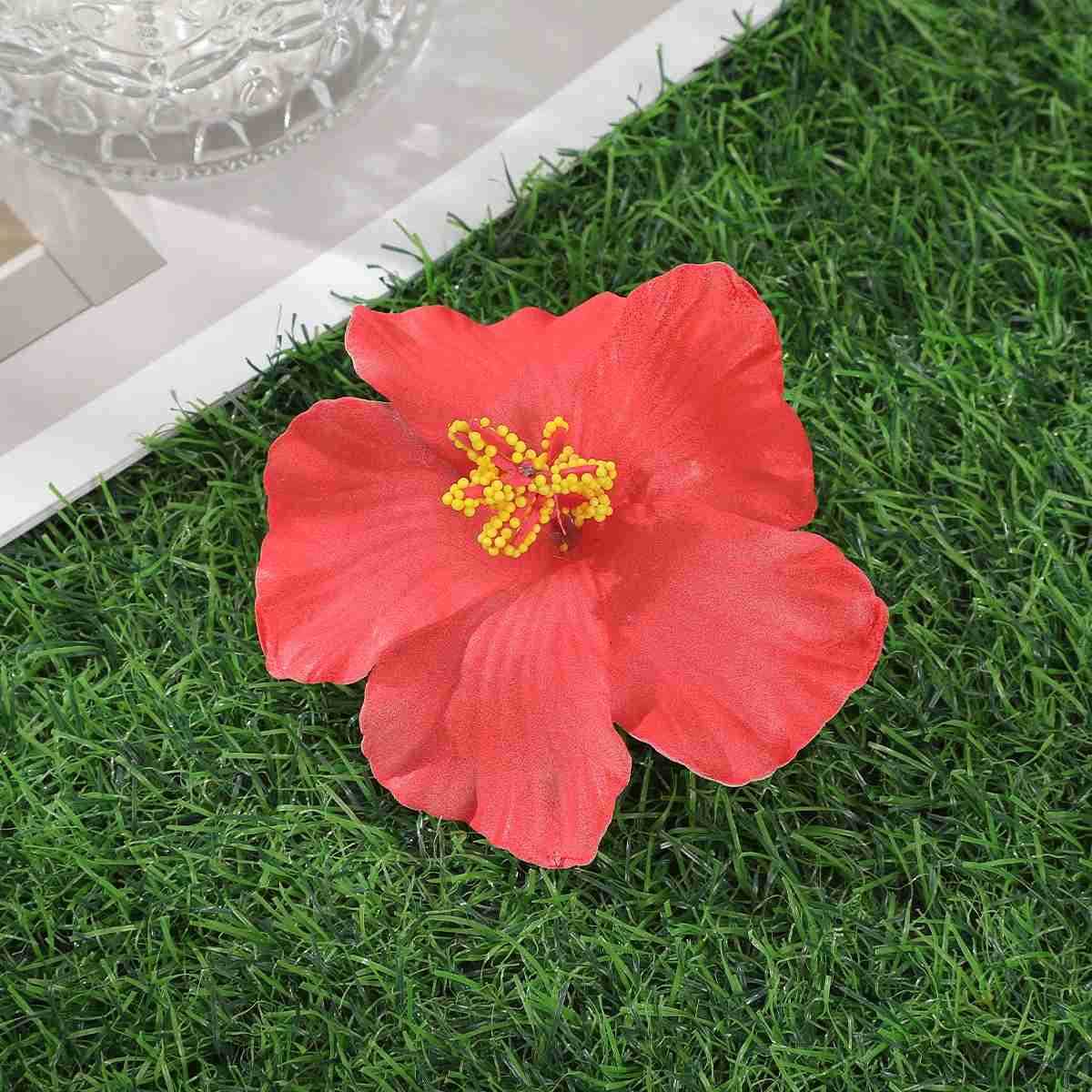 awaytr Hawaiian Flower Hair Clip for Women Girls Romantic Bohemian Flower Side Bangs Clip BB Hair Clips Hair Accessories U250807