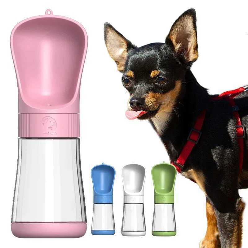 330/510ML Portable Dog Water Bottle for Small Large Dogs Puppy Outdoor Travel Walking Drinking Bowls Dog Accessories Y250806